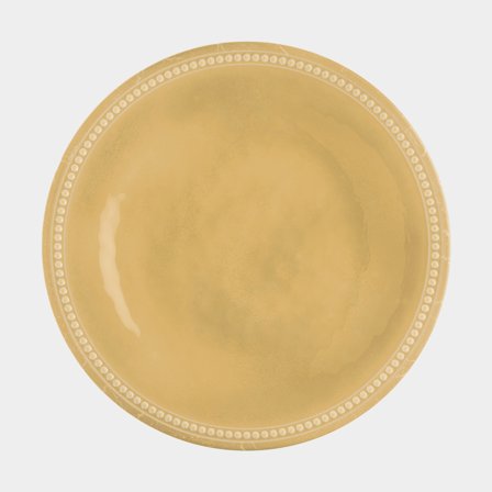 Piatti in melamina Marine Business Harmony Sunset, giallo, 27 cm, confezione da 6