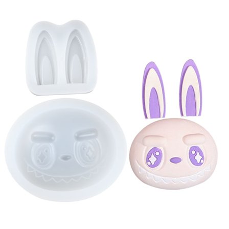 uttryck tillbehör form tecknad kanin chokladform medium dekoration tårtform