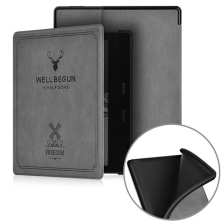 Smart Cover 7 tommers E-bokleser Folio-etui GRÅ