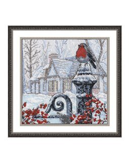 Stickpackung Bild Weihnachtsmorgen