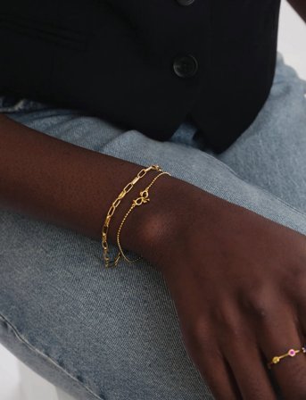 Syster P Rosie Mini Bracelet Gold - Gold - ONE SIZE