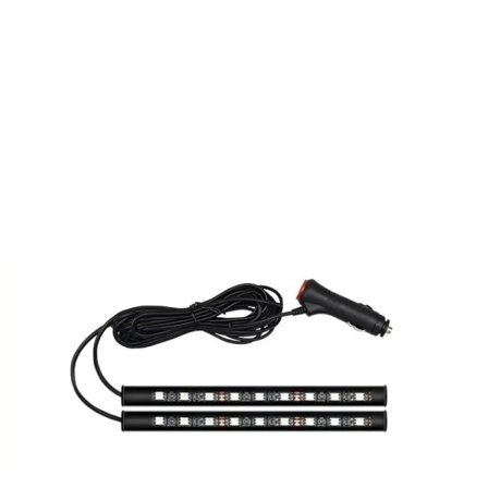 Bil Neon Ljus Fot Ljus LED Inredning Dekoration Bakgrundsbelysning Cigarett Tändare