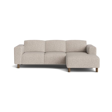 Toledo chaiselong sofa, højrevendt - Puente Lys Greige - 238x152x78 - Sofa, chaiselong