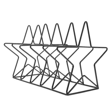 Vinylplade Display Rack Stjerne Filmappe CD Samling Display Rack Bogreol