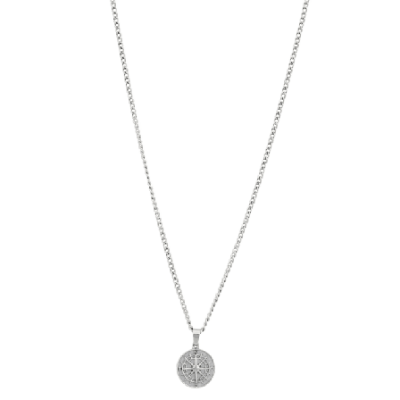 by BILLGREN Harvey | Stålhalsband Kompass Accessoarer Herr 50 cm