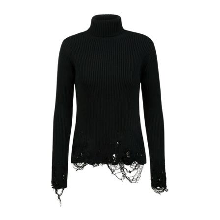 Balenciaga, Turtlenecks Zwart, Dames, Maat:M,wol