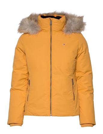 Tjw Hooded Down Jacket Yellow Tommy Jeans
