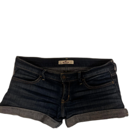 Mörkblå jeansshorts från Hollister