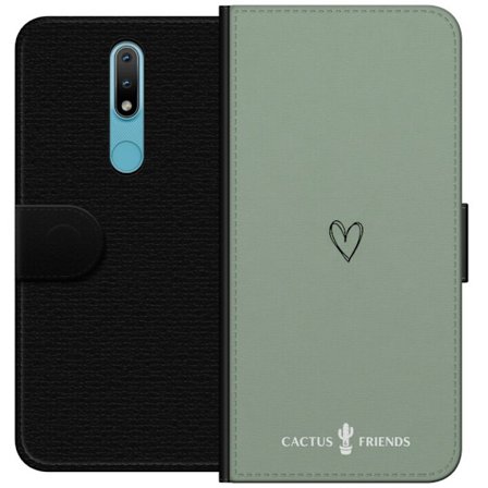 Yhteensopiva Lompakkokotelo Nokia Nokia 2.4 Cactus and Friends – SageLove