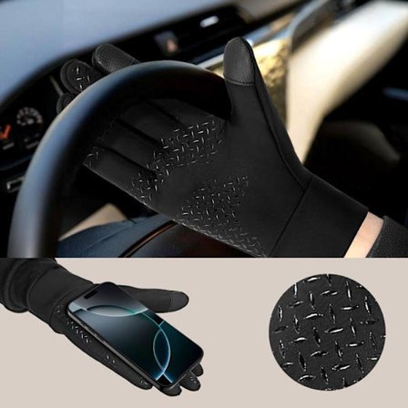 Tech-Protect WG01 Winter Touchvantar/Handskar L - Svart