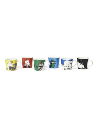 Arabia | Moomin Minimug Set 6 Pcs 1St Classics | 12 CL