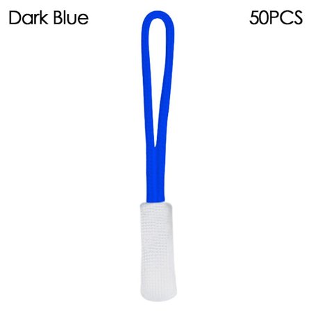 50 st Dragkordsdragare med blixtlås MÖRKBLÅ