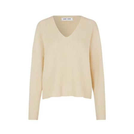 Samsøe Samsøe Joanne V-Neck Knit inbo, Dame Striktrøjer