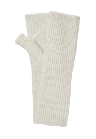 Carin Wester Långa fingerlösa vantar AGNES & handskar Vit ONESIZE