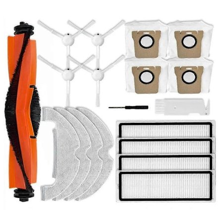 Til Robotstøvsuger X10 Reservedele Tilbehør Hovedsidebørste Hepa Filter Moppeklud Støvposer