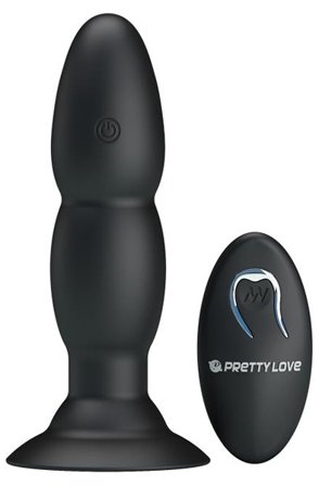Pretty Love Anal Plug 4 Vibration and Rotation Värisevä anaalitappi