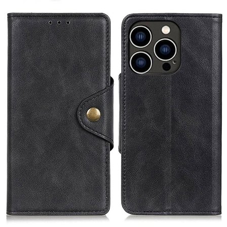 Alpha läder iPhone 14 Pro fodral - Svart