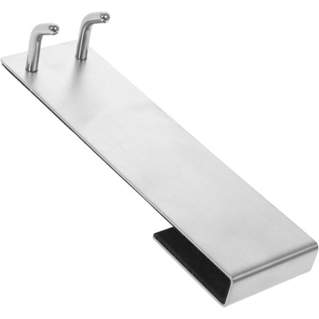 Dørkrog til badeværelsesdør, dobbelt krog, aftagelig håndklædeholder