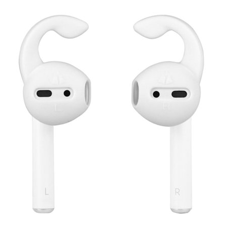 Apple AirPods 1 / 2 Öronkuddar i Silikon - Vit