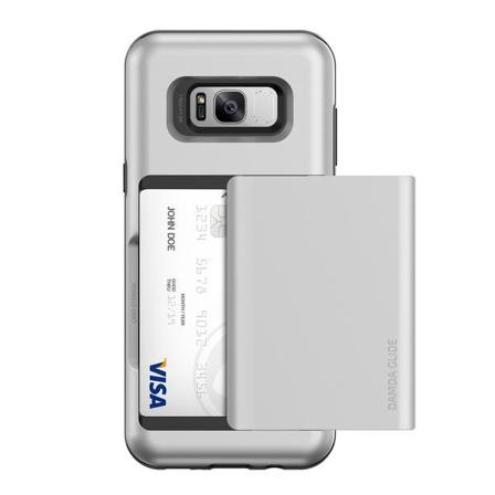 Verus Damda Glide kortplatsfodral till Samsung Galaxy S8 Plus - S Silver