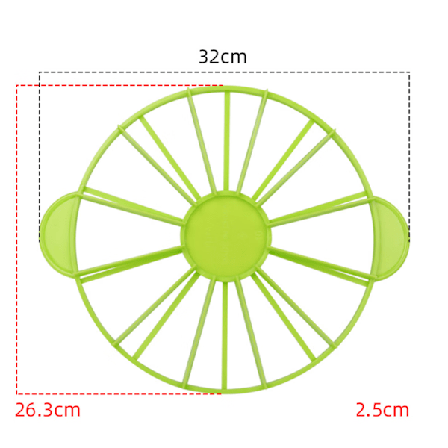 Grønn DIY konditorivarer mater plast kakeskjærer 10/12 stykker Equaliz
