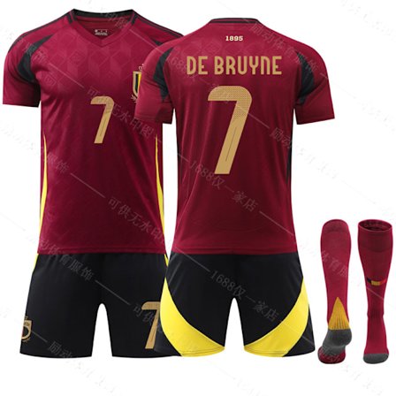 Gos- EM 2024 Belgien Home Fotbollströja