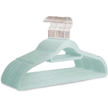 Velour Bøjler 20-pak - Skridsikre tøjbøjler med slipsestang & 360-krog - Robuste, pladsbesparende garderobeskabe til jakkesæt, jakker og tøj