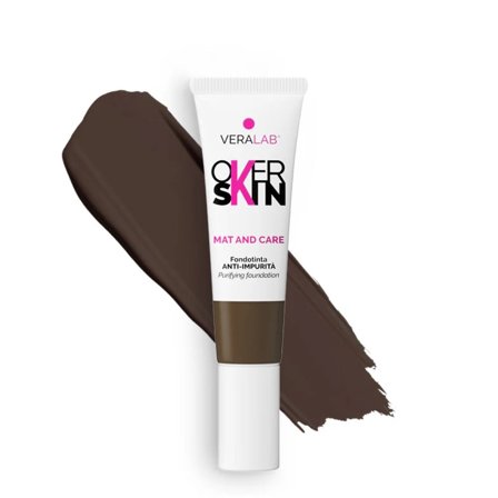 Overskin MAT AND CARE 15 LICORICE 30ml - Fondotinta liquido