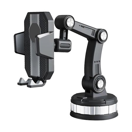 Biltelefonholder 360 graders rotasjon justerbart bilfeste for frontrute mobiltelefonstativ for lastebil