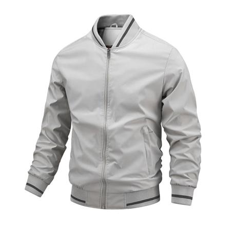 Full Zip Bomberjackor För Män Med Fickor Jacka
