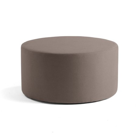 Siddeblok CASUAL, stof ETNA, Ø 1000 mm, lysebrun