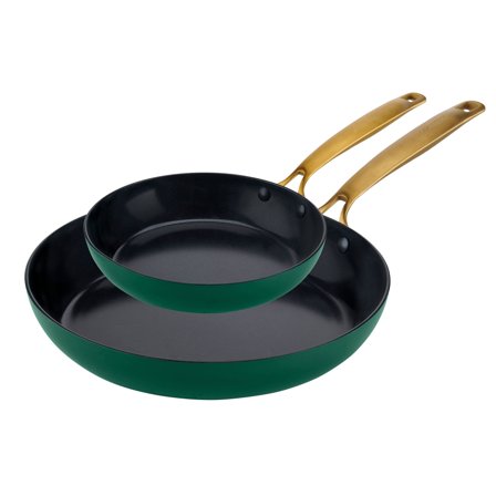 Combekk Stekepannesett 20 + 28 cm, grønn