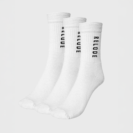 Relode Training Socks 3‐pakning Hvit