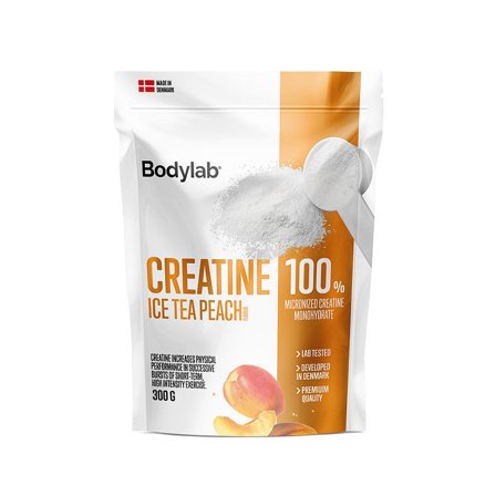 Bodylab Creatine Powder Ice Tea Peach 300 g, Helse & Madvarer, Ingredienser, Kreatin