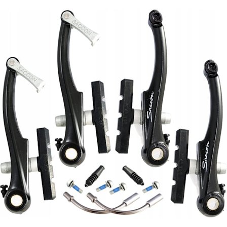 Aluminium SACCON V-Bremse Sæt 110 mm til 2 Hjul