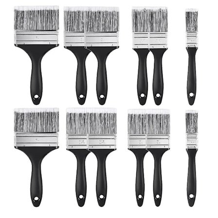 12 stk. Hække Penslesæt Til Møbler Vægge Maling Alle Malinger