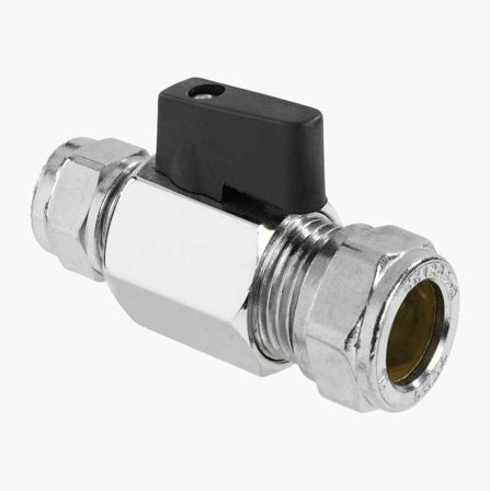 Biltema - Minikuleventil 10 x 15 mm