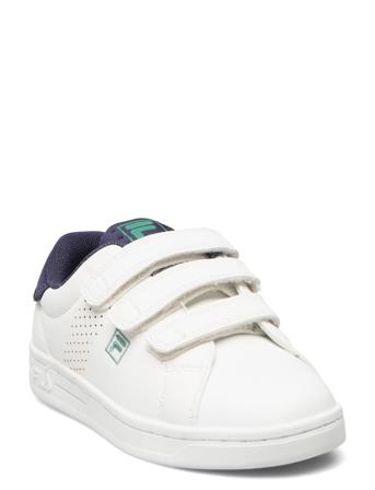 Crosscourt 2 Nt Velcro Kids Lave Sneakers Hvit FILA*Betinget Tilbud