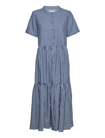 Fie Dress Dresses Shirt Dresses Blå Lollys Laundry