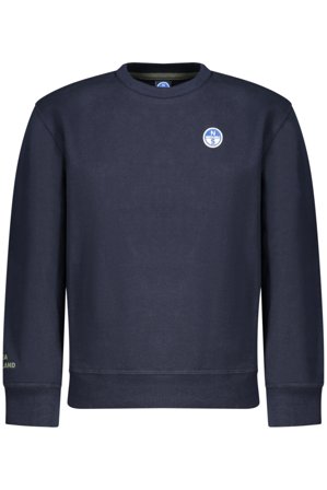 North Sails Felpa Senza Zip Bambino Blu