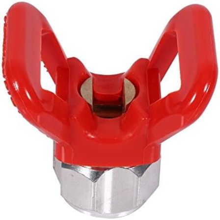 Rød luftfri malingspistol med flatt munnstykke, kompatibel med Titan Wagner sprøyte