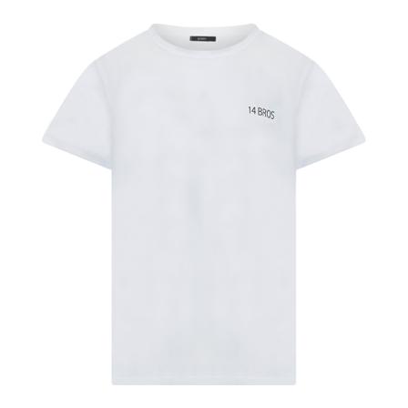 14 Bros, T-Shirts Wit, Heren, Maat:S