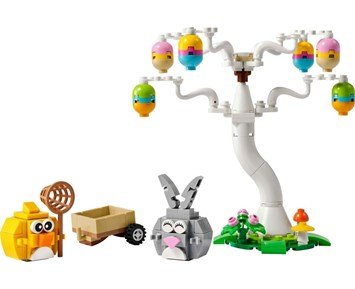 LEGO-Iconic Äggjakt med påskkanin och ky-LEGO Iconic Eggjakt med påskehare og kylling 40808-LEGO-LEGO