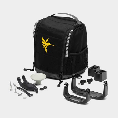 Torba na echosondę Humminbird ICE PTC UNB2 XI920, pasuje do Helix 5-7, PiranhaMAX i serii 500/700 + przenośny uchwyt przetwornika z przyssawką + 