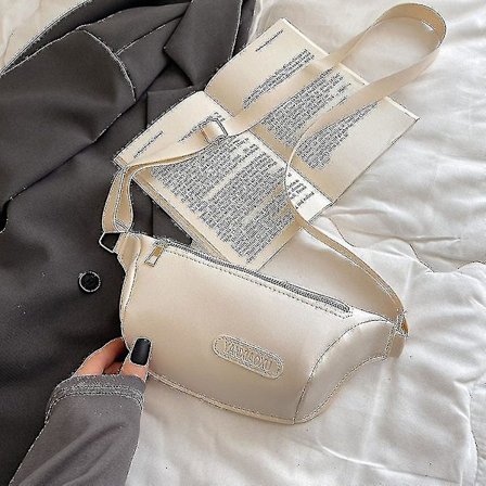 Dame Midjeveske Fanny Pack Pu Lær Dame Brystvesker Multifunksjon Mobil Myntpung