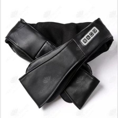 Axel- och nackmassageapparat - NAIPO - Shiatsu 3D - Bärbar - Rotationsmassagerulle - Svart