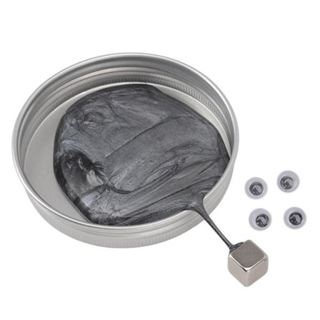 Magnetisk Strækbar Kitt Stress Relief Legetøj med Sølv Magnet