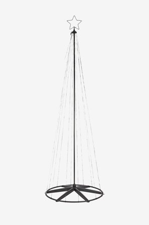 Markslöjd - Julgran Abeto 3 m 380 LED-ljus - Svart - Julbelysning ute - Från Homeroom