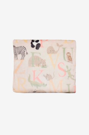 Redlunds - Abc tæppe 130x150 - Beige - Børnetæpper - 130X150 - Fra Homeroom