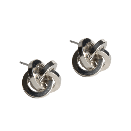 pfgSTOCKHOLM Knot Örhänge Örhängen Dam Silver ONESIZE